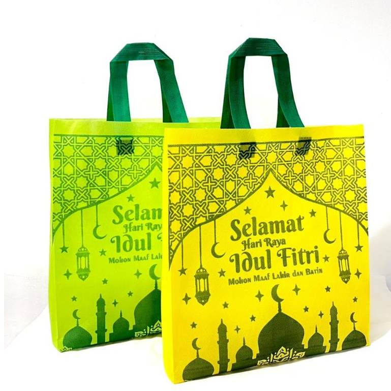 [LUSINAN Isi 12] Goodie bag Idul Fitri series 2026 - Tas Lebaran Sembako Paket Hemat Murah Meriah - 