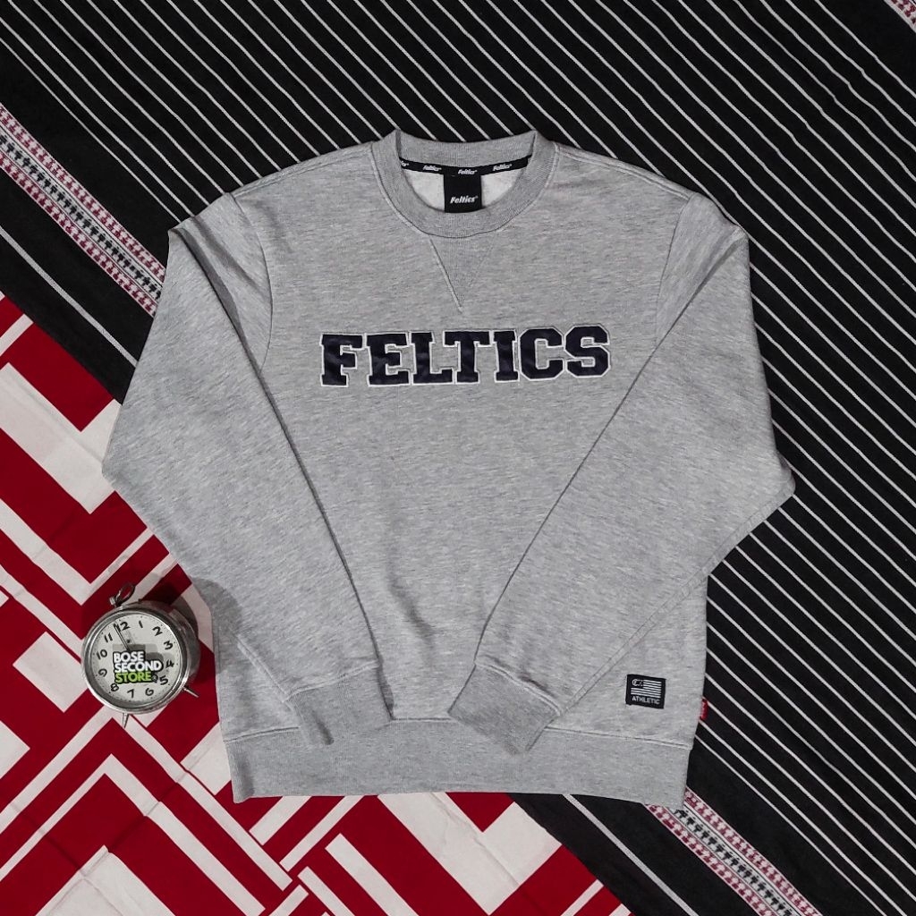 CREWNECK FELTICS GREY SECOND