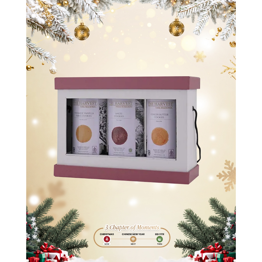 Parcel Natal Hampers Cantik - Harvest Cookies Thank You