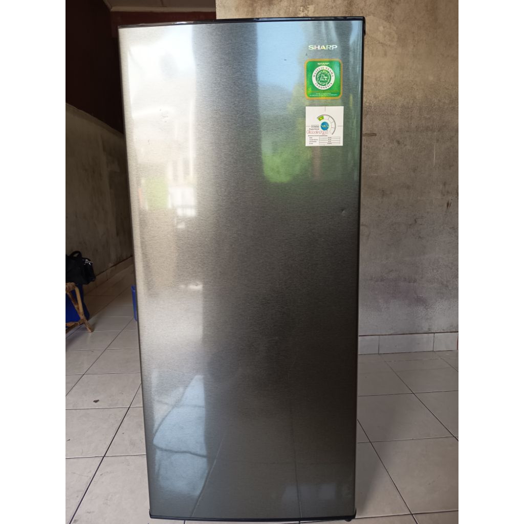 JUAL KULKAS BEKAS MERK SHARP 1 PINTU