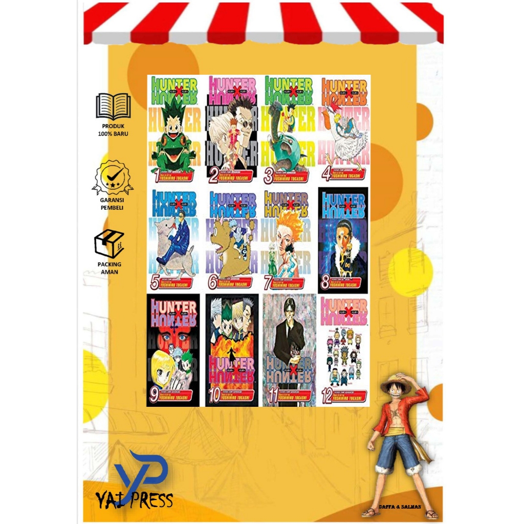 Hunter X Hunter 36 Book Series English Manga set (English)