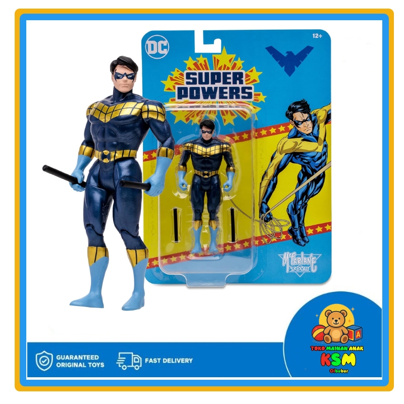 McFarlane DC Super Powers Nightwing Knightfall 4.5 Inch Action Figure