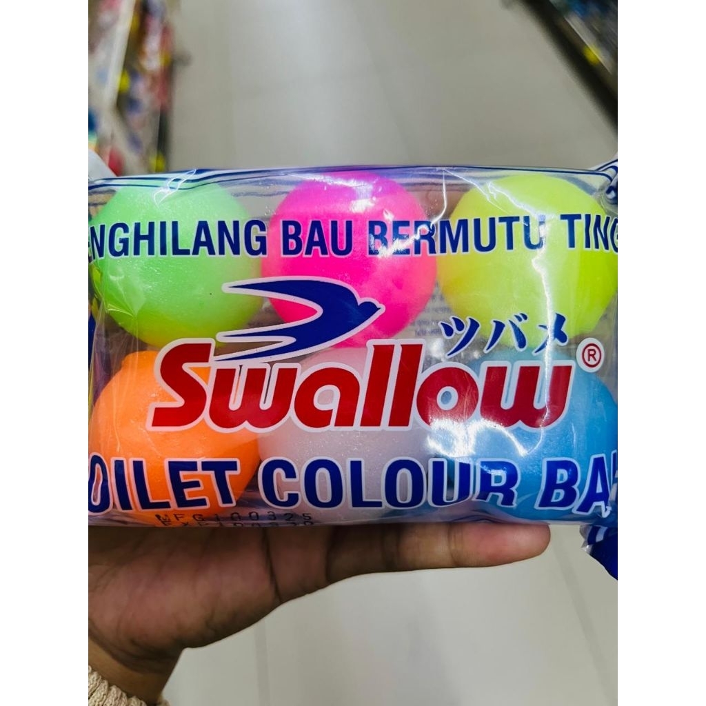 swallow kapur barus kamar mandi isi 6 butiran besar