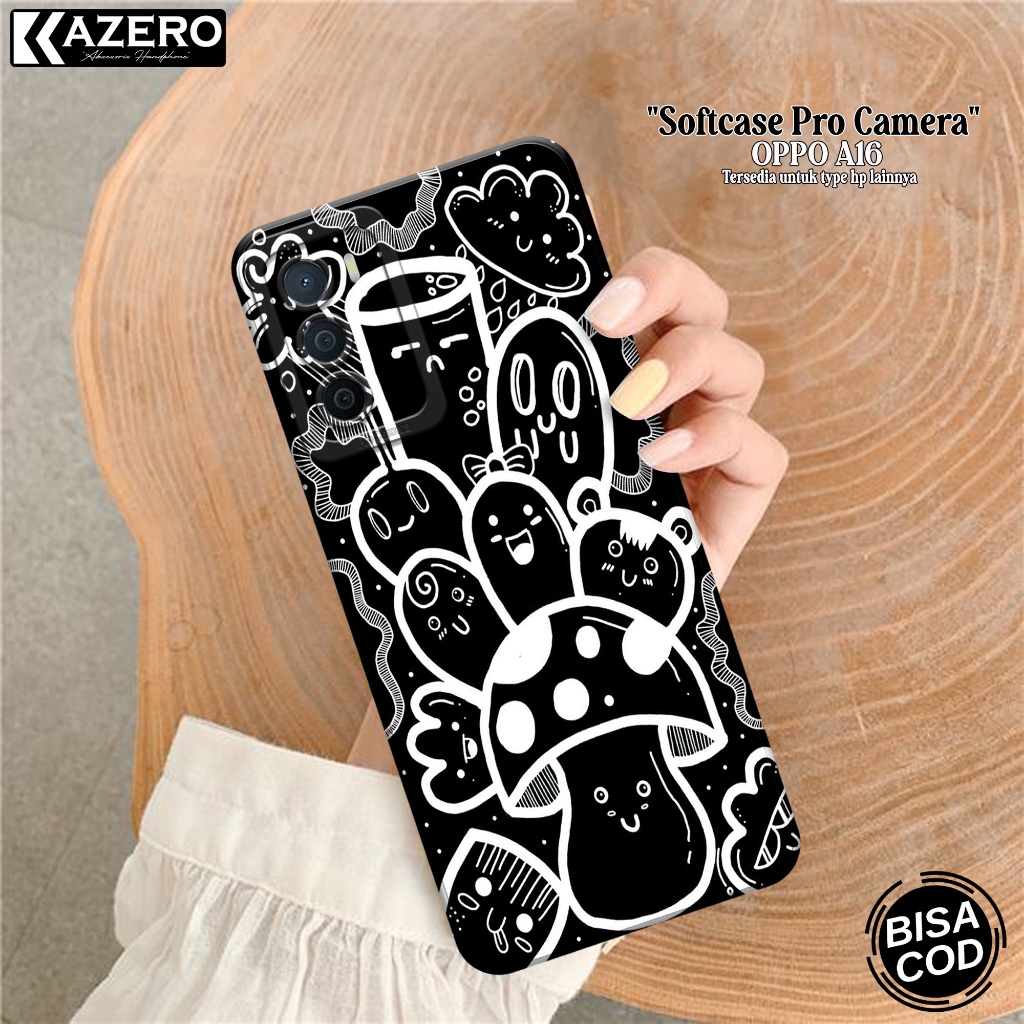 Softcase Hp OPPO A16 Terbaru Fashion Case Aesthetic Case OPPO A16 Silikon Pro Camera Casing OPPO A16