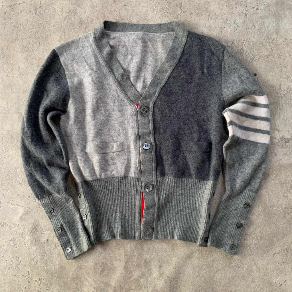cardigan knitwear thom browne