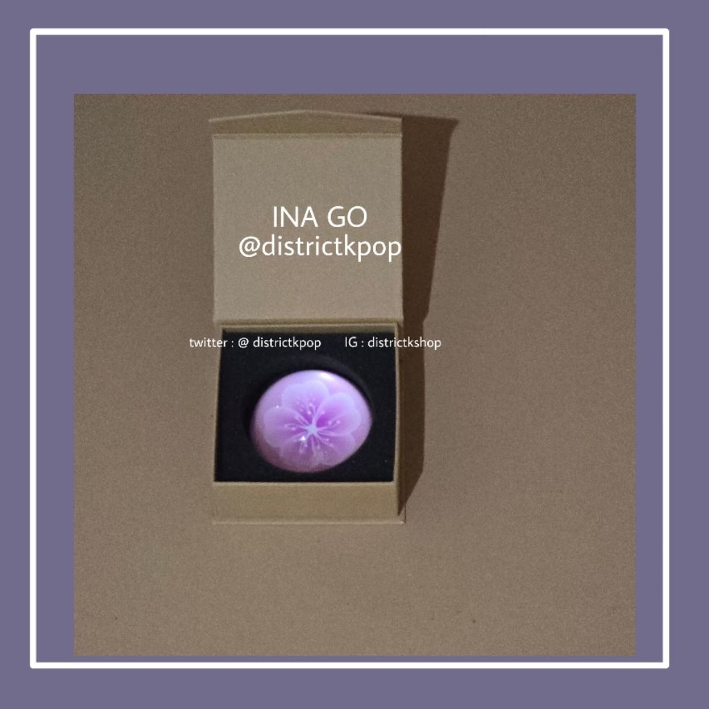 [READY STOCK] IU REMAKE ALBUM "A FLOWER BOOKMARK GLASS PAPERWEIGHT