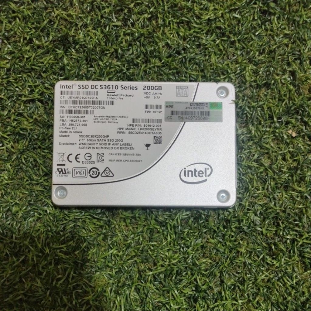 SSD Sata Intel DC S3610 (200 GB normal)
