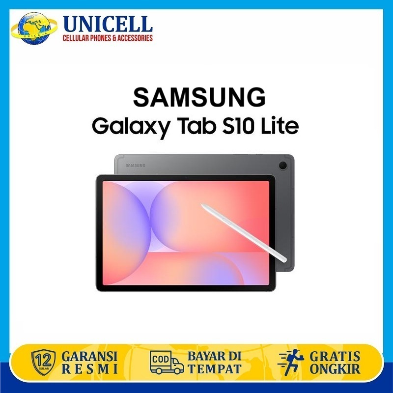 Samsung Galaxy Tab S10 Lite LTE RAM 6/128 Android Tablet Tab AI Baterai Tahan Lama