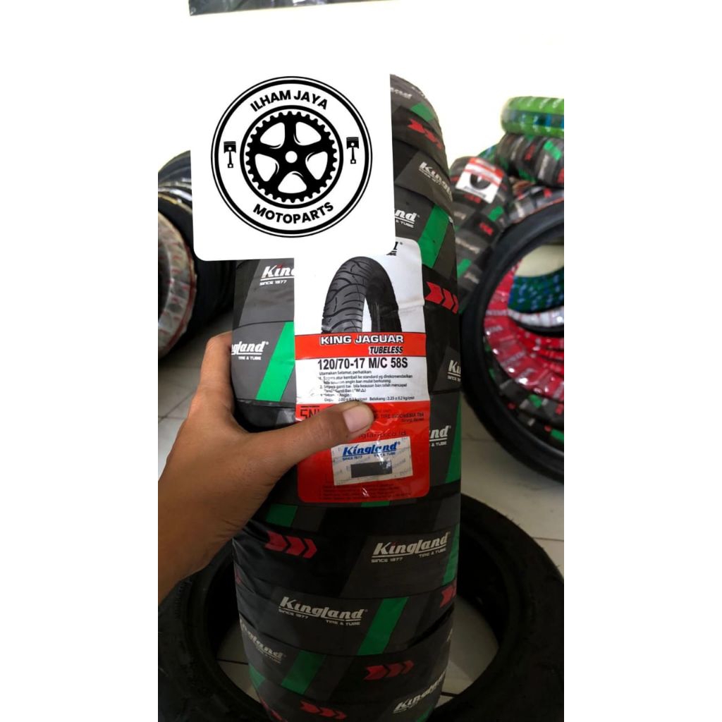ban luar tubeless kingland 130/70-17, 120/70-17