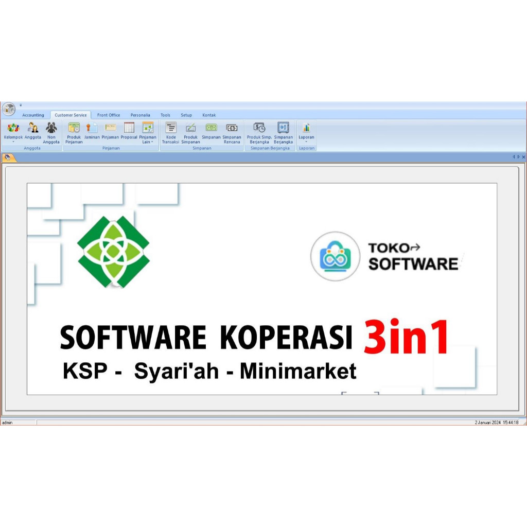 Software Koperasi Simpan Pinjam 3in1