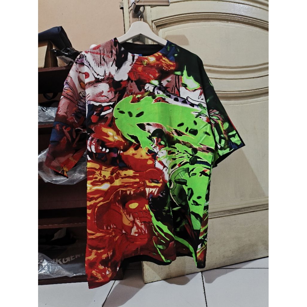 Kaos Bootleg AOP Oversize One Piece Zoro Vs KING