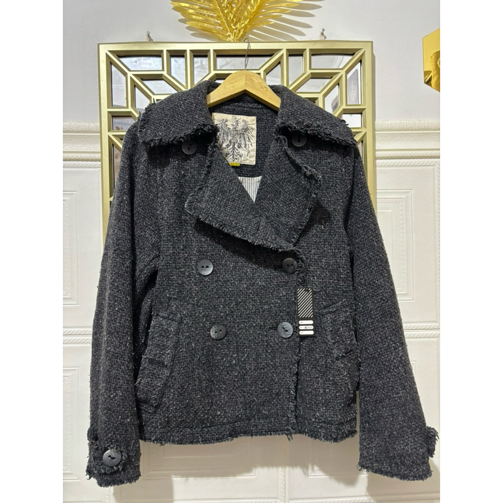 BLAZER/JACKET KOREAN TWEED WOLL