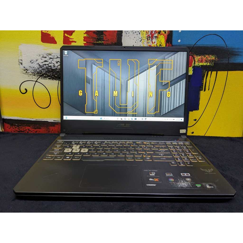 Laptop Gaming Asus TUF FX505 Ryzen 5 8/256 Nvidia GTX 1650 4GB Siap Pakai