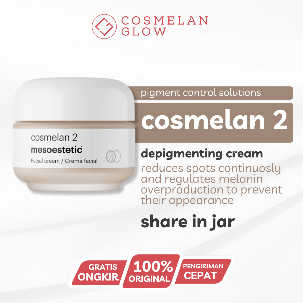 Cosmelan 2 Jar - Repack 100% ORIGINAL Mesoestetic