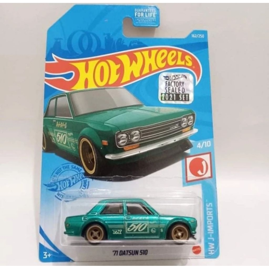 Hotwheels Super Treasure Hunt THS STH Datsun Bluebird 510 Hijau Factory Sealed rare