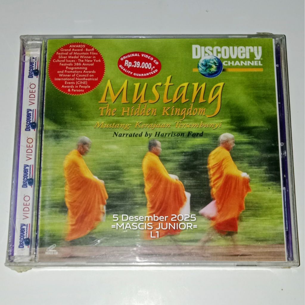 VCD Dokumenter Mustang The Hidden Kingdom Mustang Kerajaan Tersembunyi dari Discovery Channel
