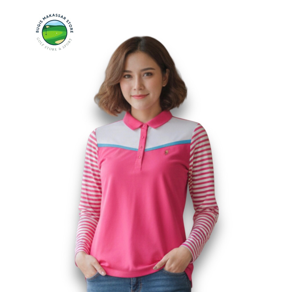 Kaos Dress Baju Golf MACAW GOLF LD 100 Baju Dry Olahraga Original Second Preloved