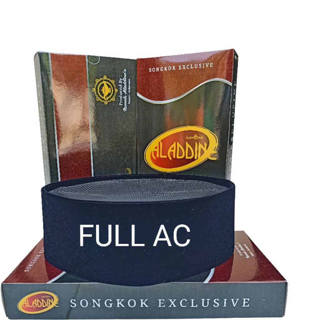 Songkok Kopiah Peci Hitam AC Tinggi 7_ 10cm