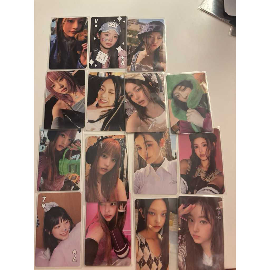 photocard newjeans hanni pororo haerin wink daniella daniela dani minji boneka