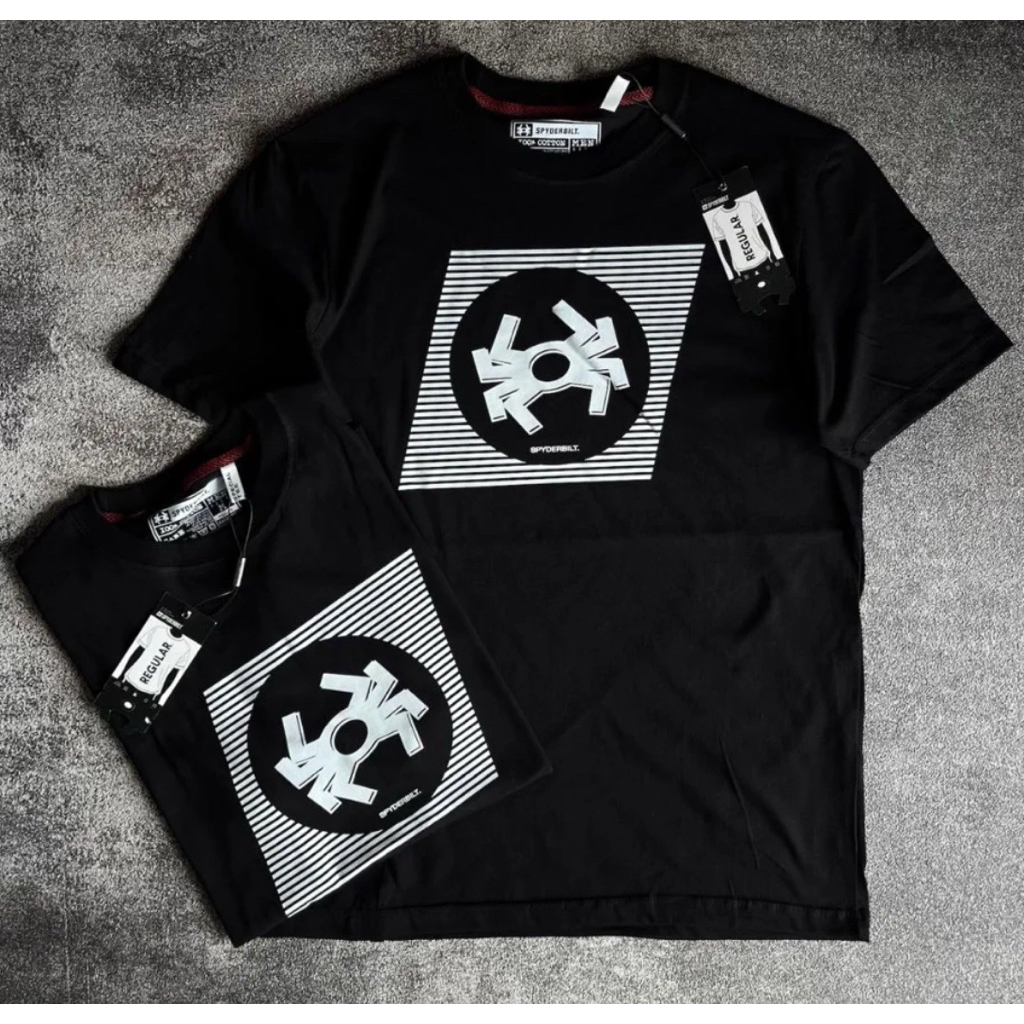 (FREE PAPPER BAG) THSIRT SPYDERBILT PREMIUM FULLTAG KAOS SPYDERBILT MIROR 1:1 UNISEX