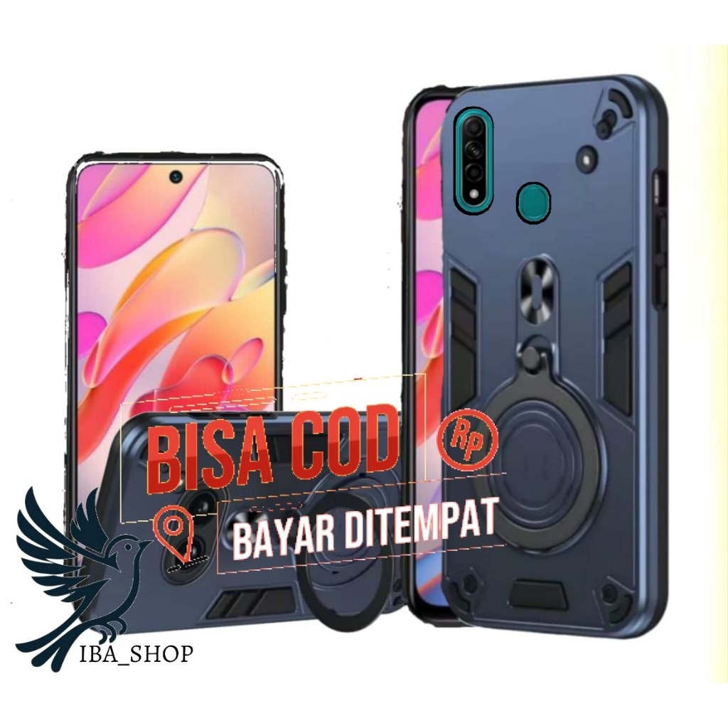 CASE HP OPPO A31 2020 CASE ROBOT HIT EYE RING PRO CAMERA HARDCASE ARMOR NEW COVER