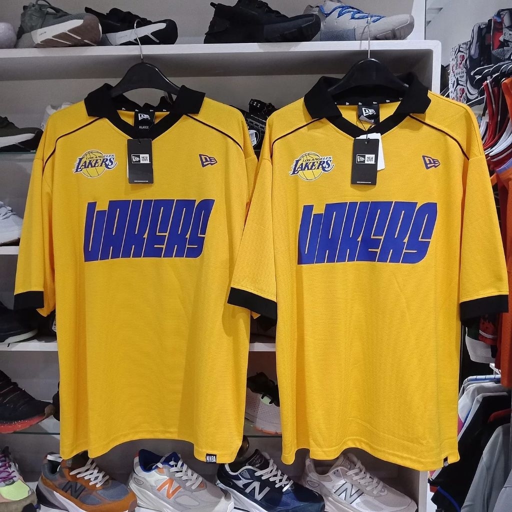 Polo Jersey Newera X NBA Lakers Import Mirror Fulltag