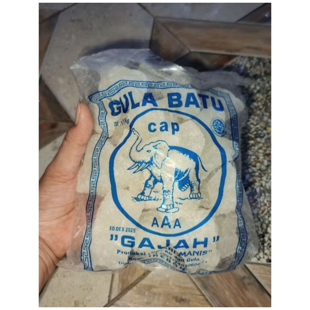 1 KG GULA BATU GULA KRISTAL
