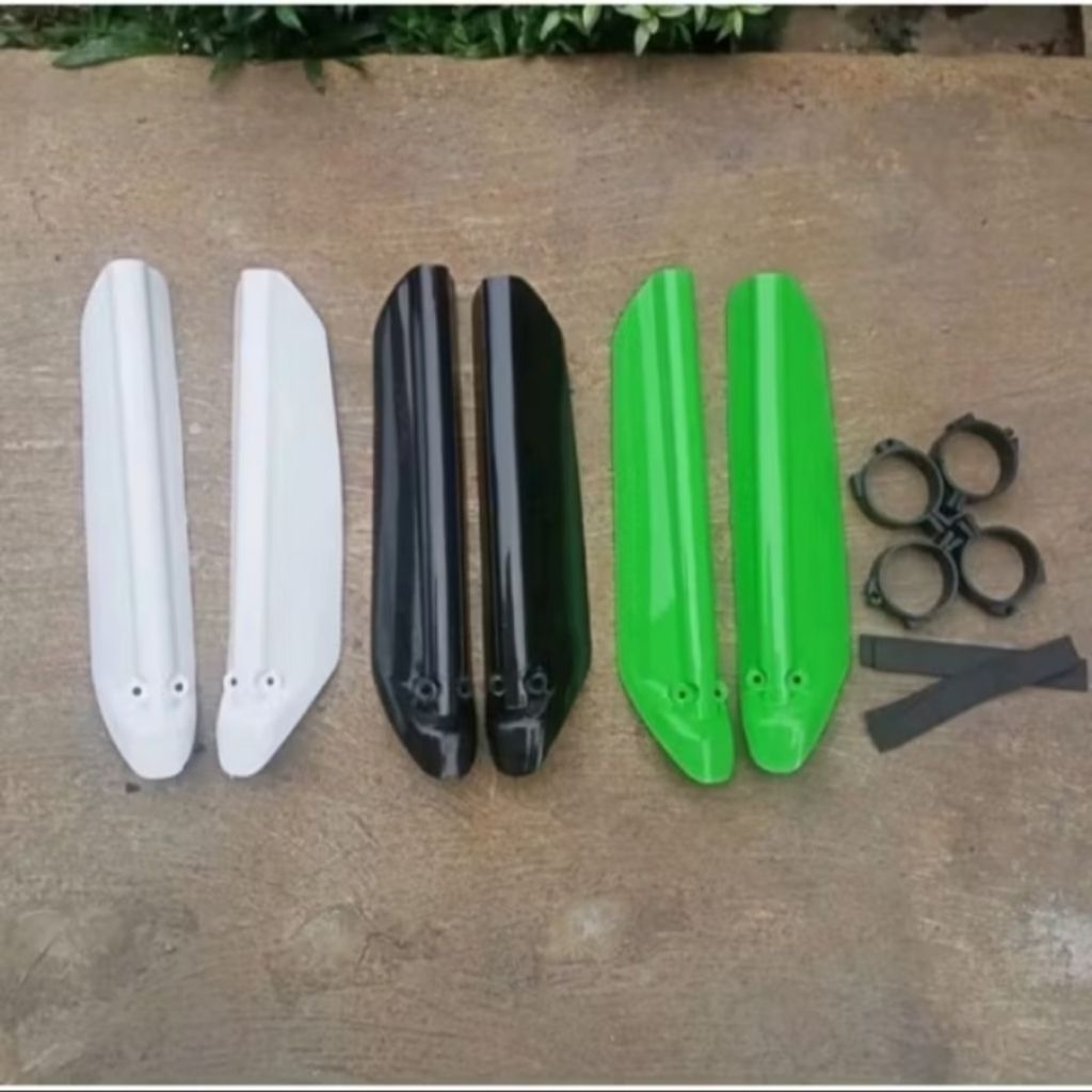 COVER SHOCK KLX 150 TUTUP SHOCK KLX150 FORK GUARD KLX 150 SPAREPART TRAIL SUPERMOTO MOTOCROSS