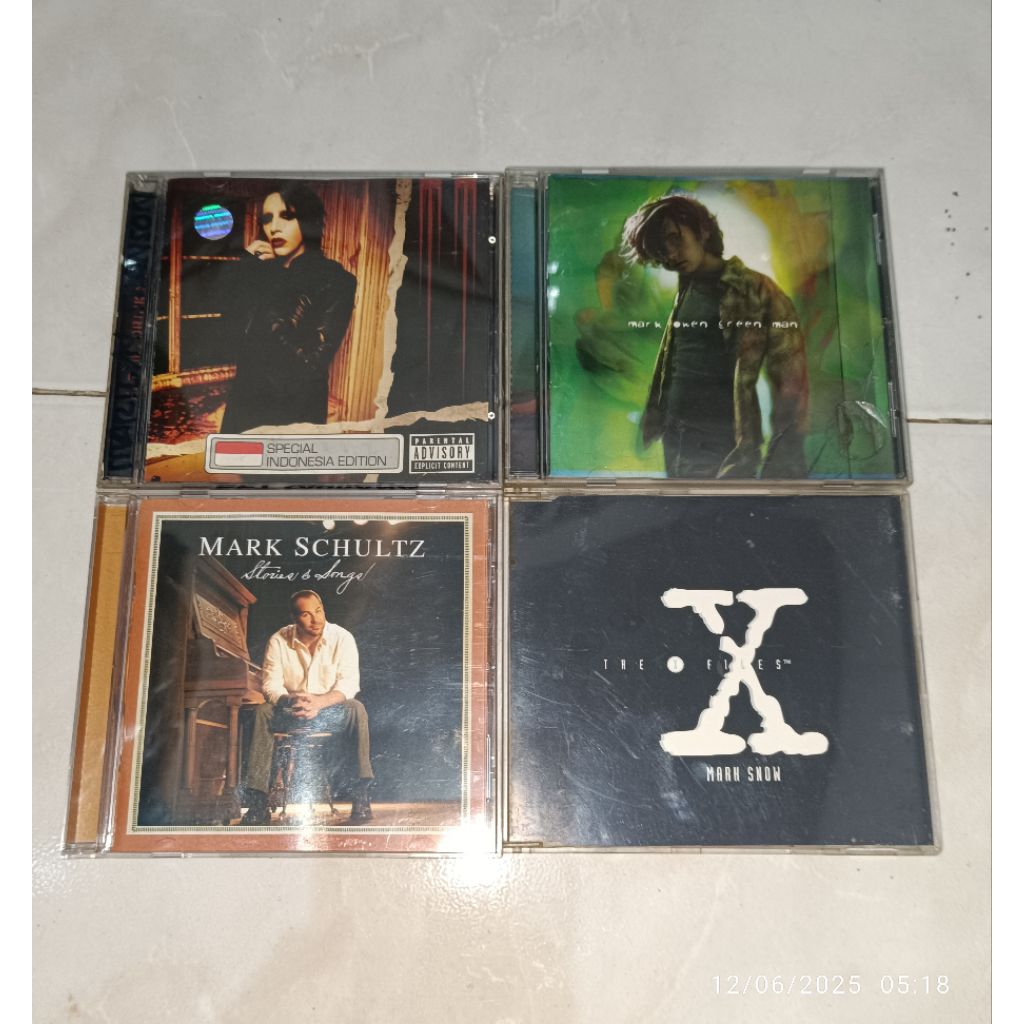 cd MARILYN MANSON-Eat Me, Drink Me / MARK OWEN-Green Man / MARK SCHULTZ-Stories & Songs / MARK SNOW-
