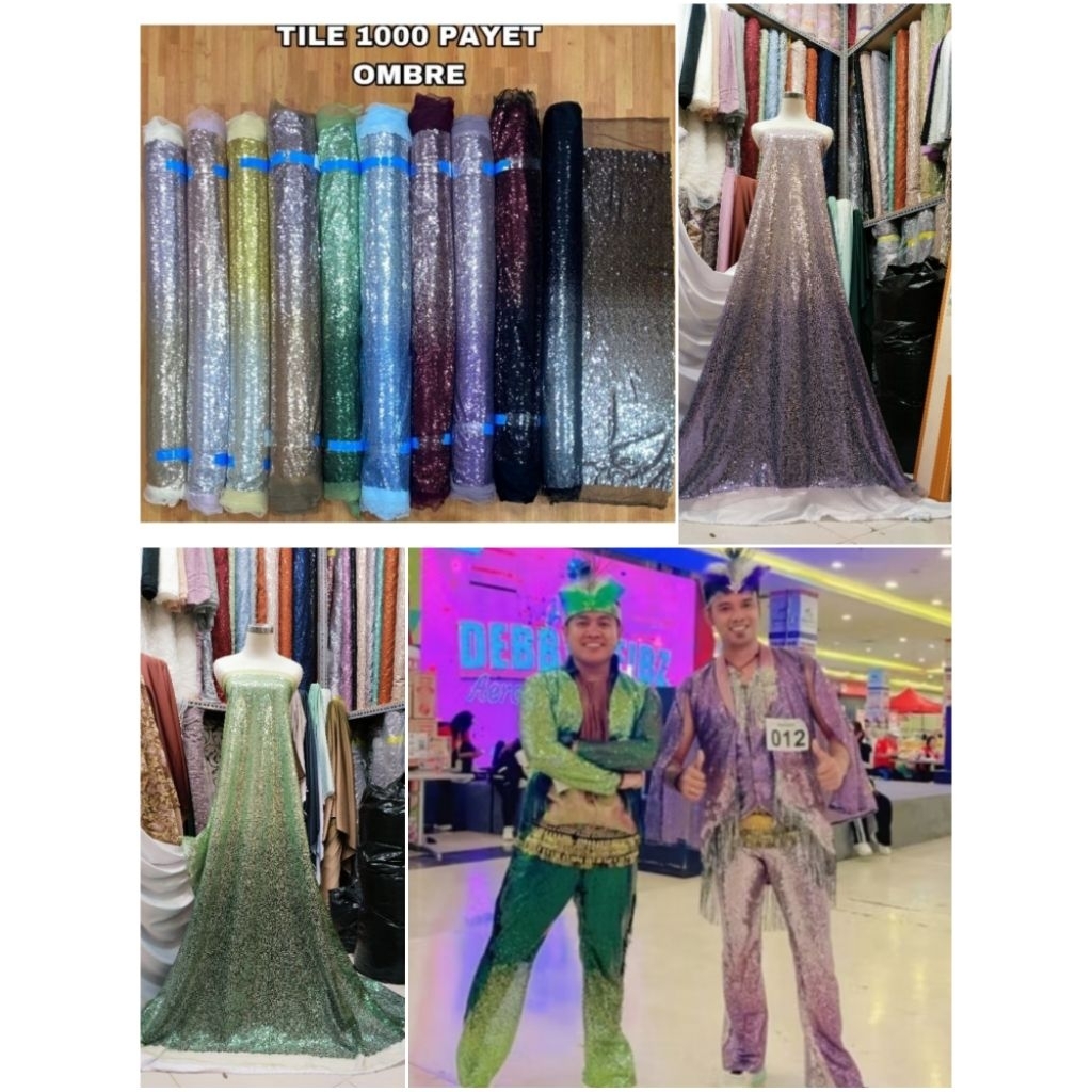 KAIN SEQUIN GRADASI SERIBU PAYET PREMIUM ARTIS