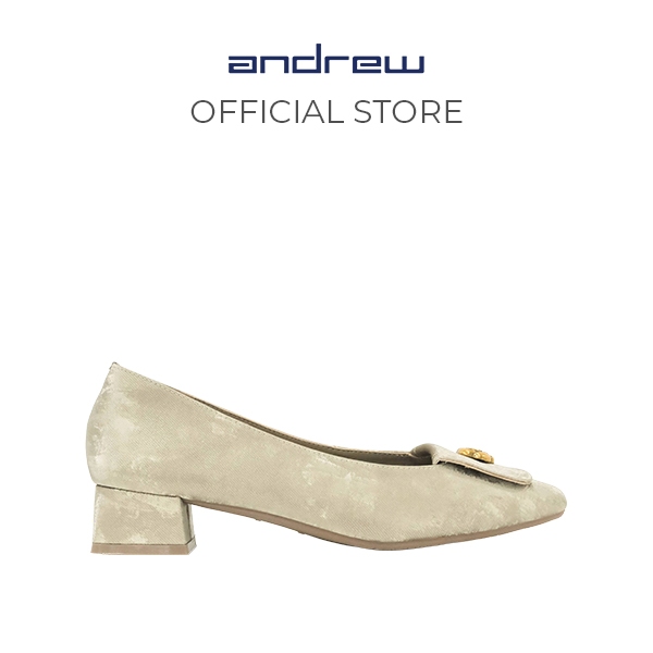 Sepatu Heels Wanita Andrew Shoes Faye Almond