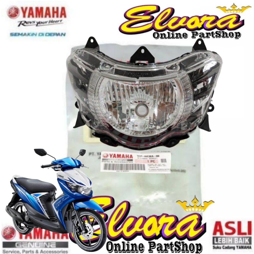 Reflektor Only lampu depan Yamaha Mio Soul GT115 Original 1KP-H430A-00