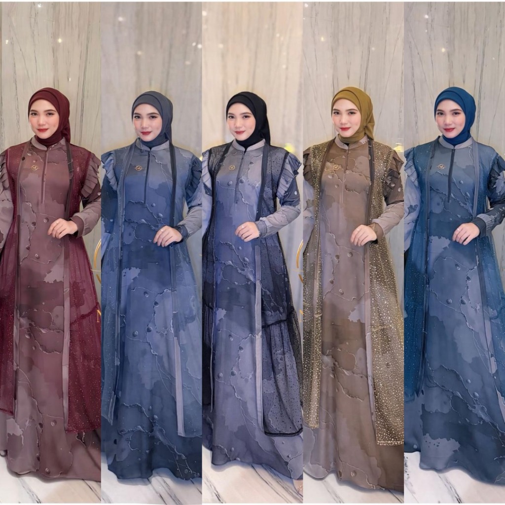 LuxuryFashion READY GAMIS DRESS WANITA MYZA BY NEW LUSY BEST SELLER