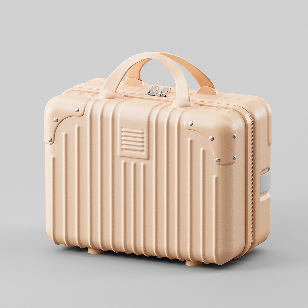 LvTu 14 inch Koper Mini Beauty Case tas make up koper Kosmetik Premium Kosmetik Box Koper portabel