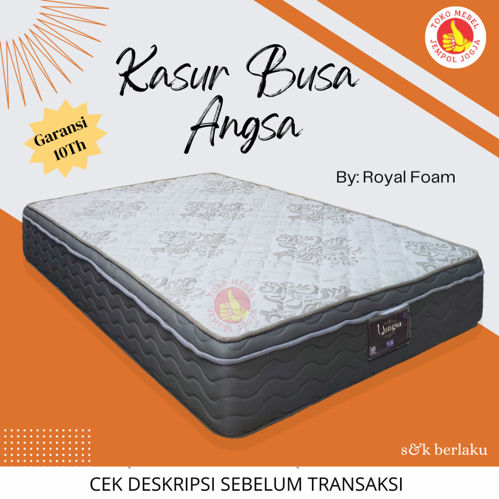 Kasur busa royal angsa rebounded tebal 30cm