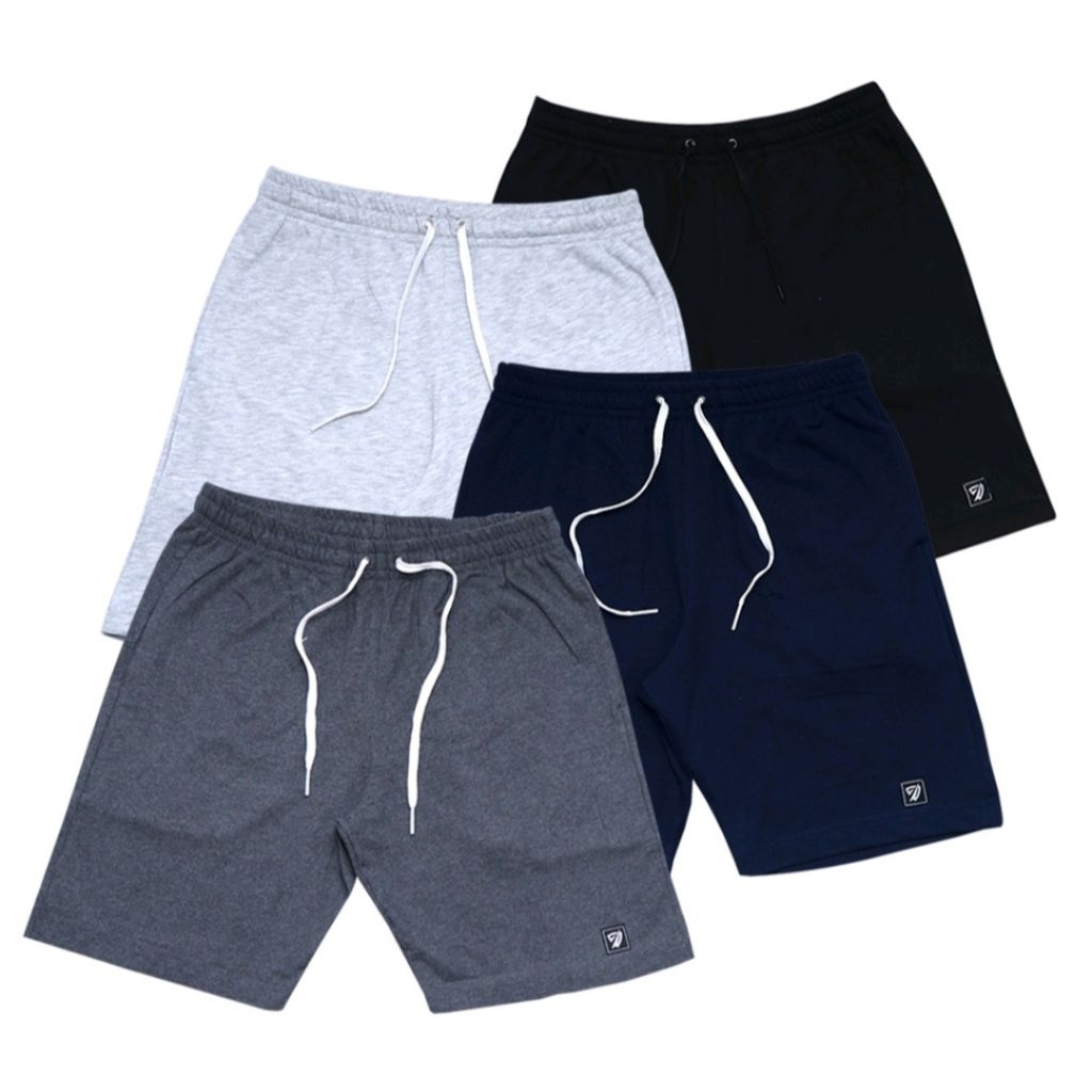 Celana Pendek Pria Kolor Jumbo kain Kaos Katun COD