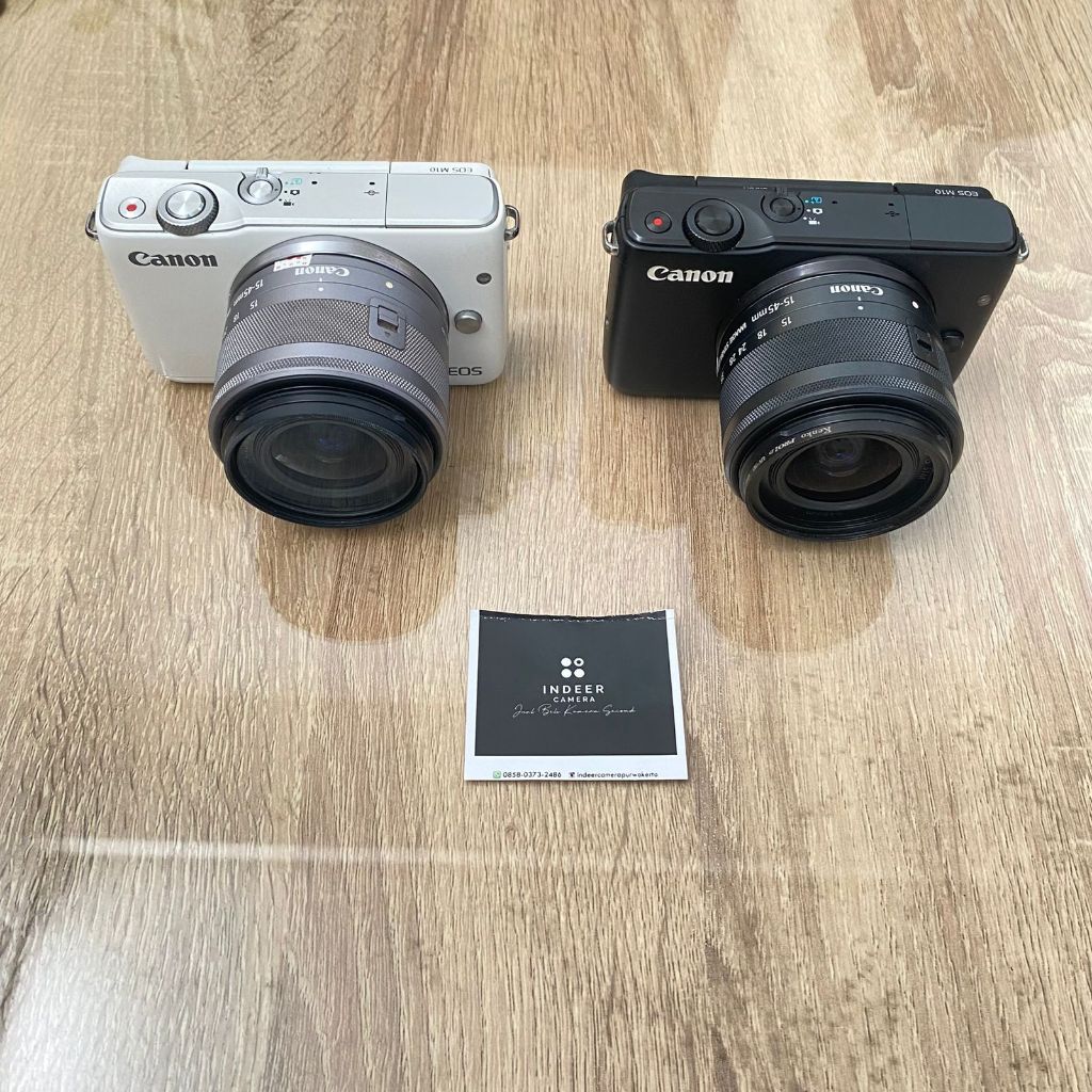 KAMERA MIRORRLESS CANON EOS M10 KIT 16-50MM WI-FI  SECOND MULUS ( GARANSI TOKO ) BUKAN  M3 M100 M50