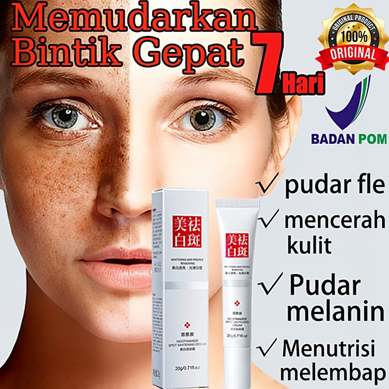 Niacinamide  PemutihPenghilang Bintik KrimKrimpemutihwajahKrim 20g mencerahkan warna kulit  hitam Pe