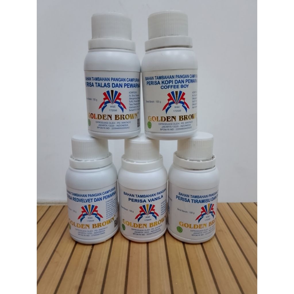 GOLDEN BROWN PASTA PERISA DAN PEWARNA MAKANAN 100GRAM / PASTA GOLDEN BROWN 100GRAM