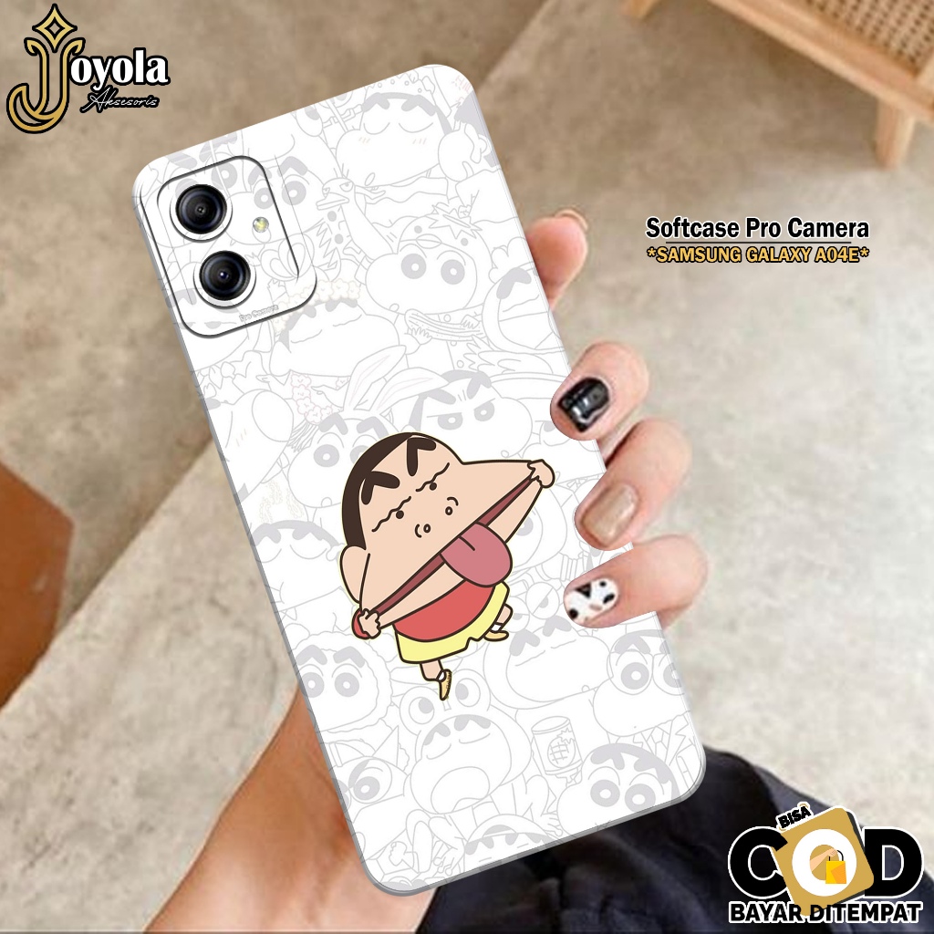Case Samsung Galaxy A04E - JOYOLA - Case Kartun - Softcase Samsung Galaxy A04E - Pro Camera - Casing