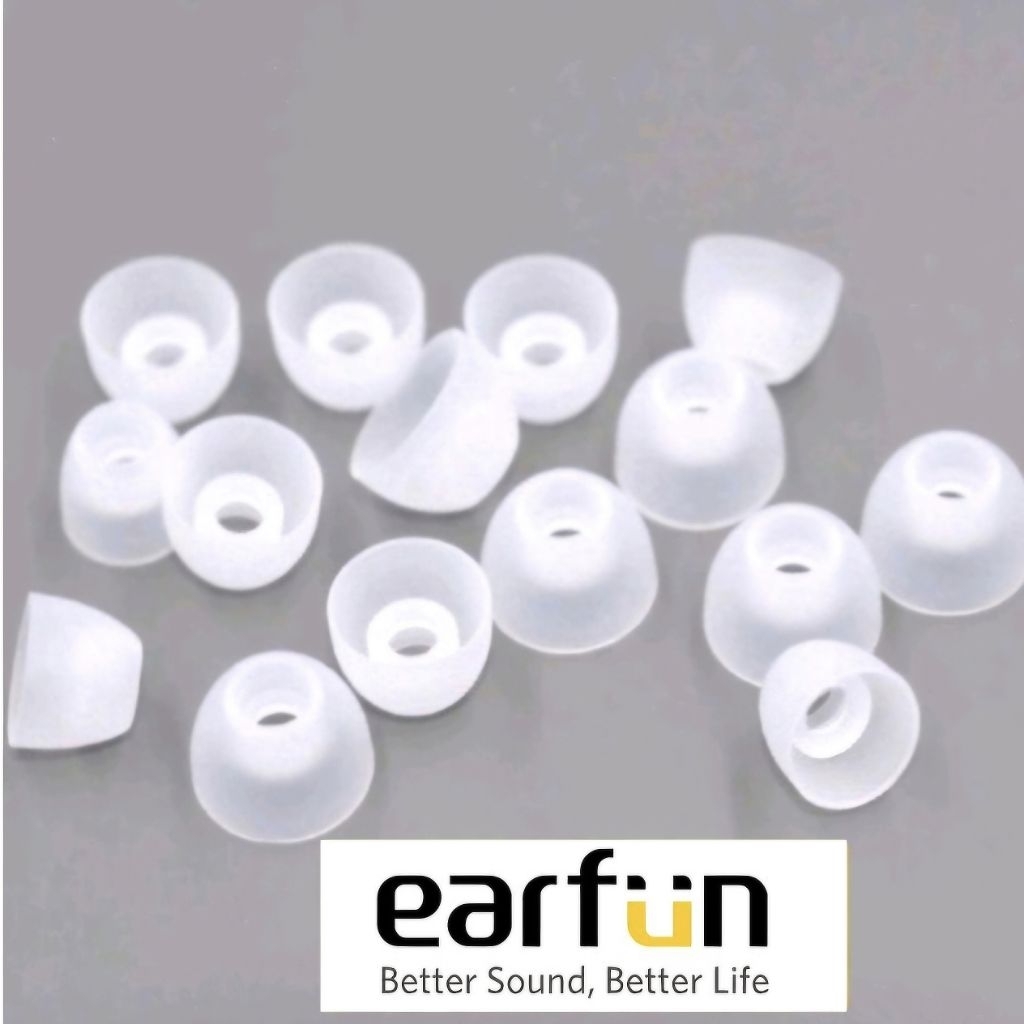 EARTIPS Earfun air pro 4 / 4i / air life / pro 3 / air 2 Oem dpt 1 pasang bs pilih sz S / M / L warn