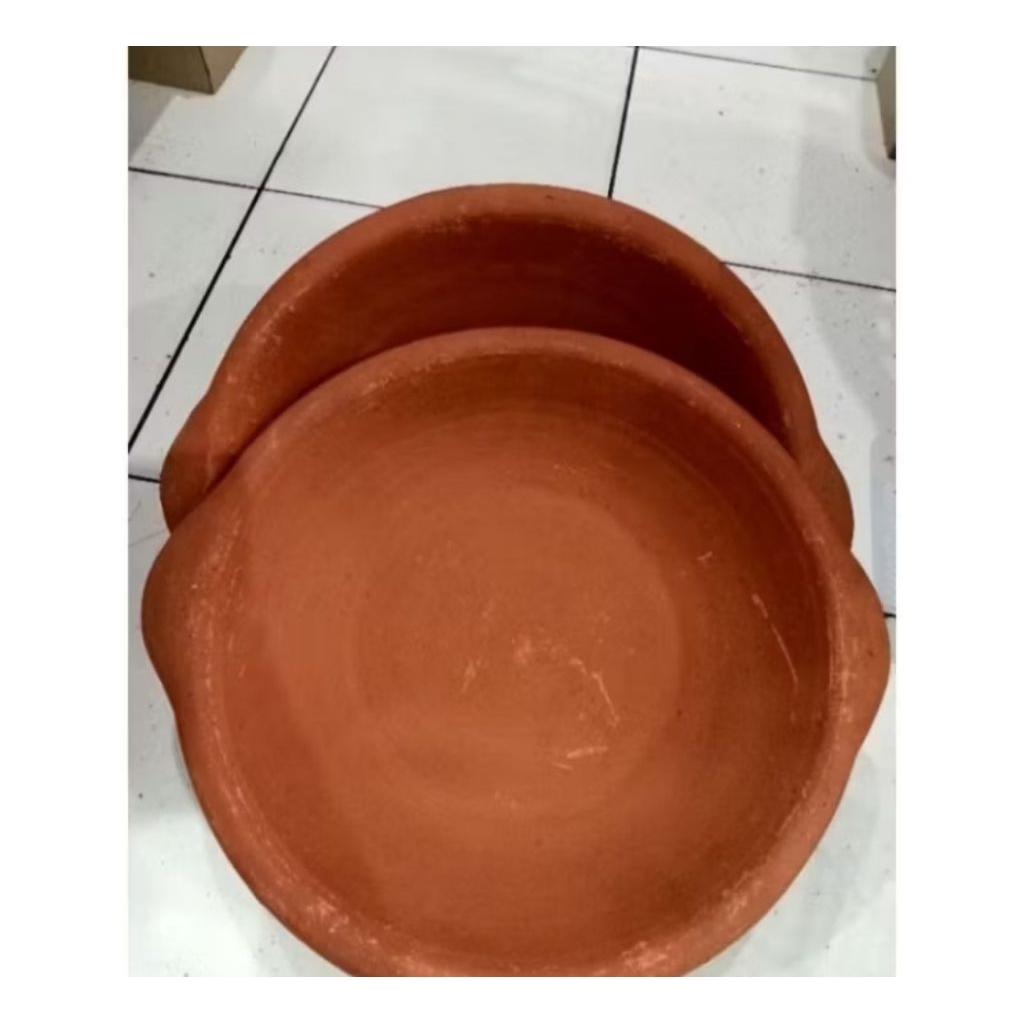 Wajan Tanah Liat / Wajan Gerabah Tanah Liat 30cm / wajan Tradisional