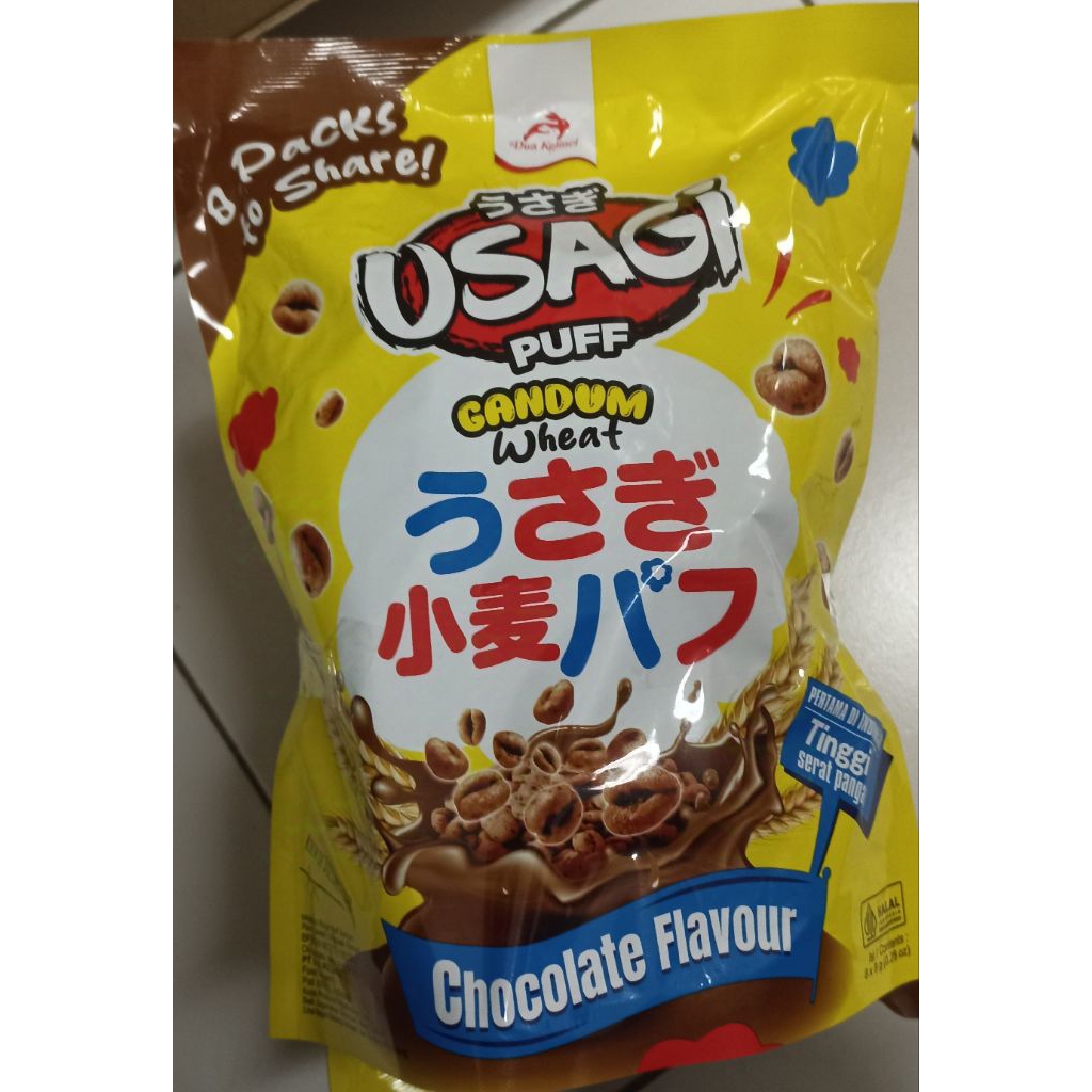 USAGI PUFF GANDUM WHEAT CARAMEL, CHOK8X8GR