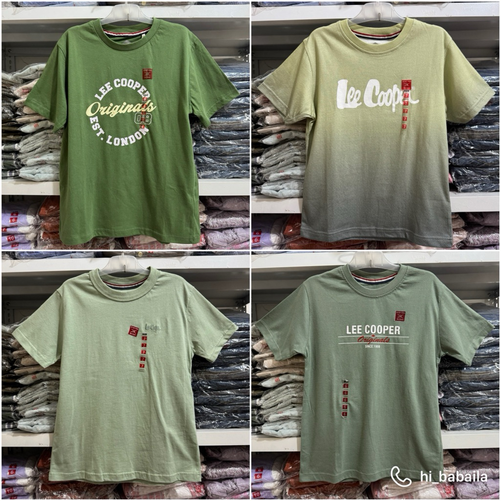 Lee Cooper Kids Kaos Anak Laki-laki Lengan Pendek New