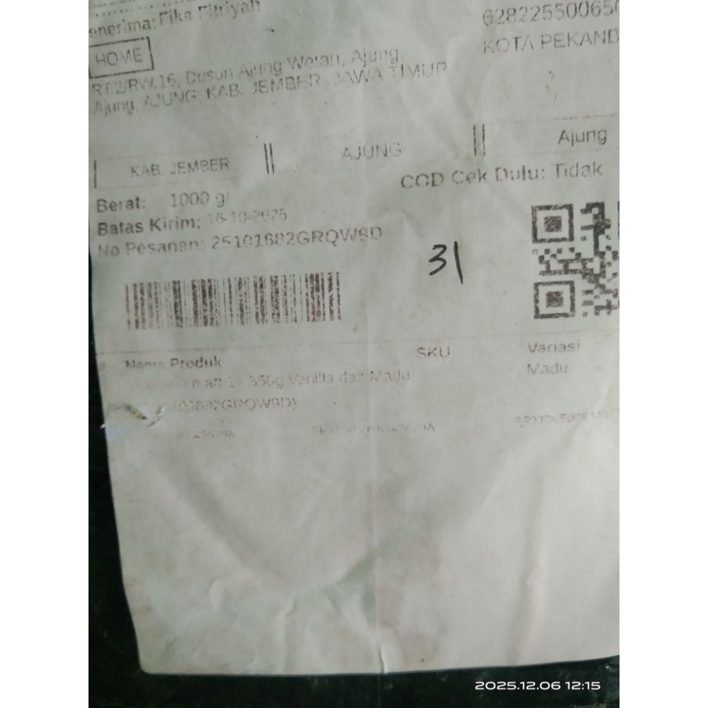 vidoran 1 + madu 350g