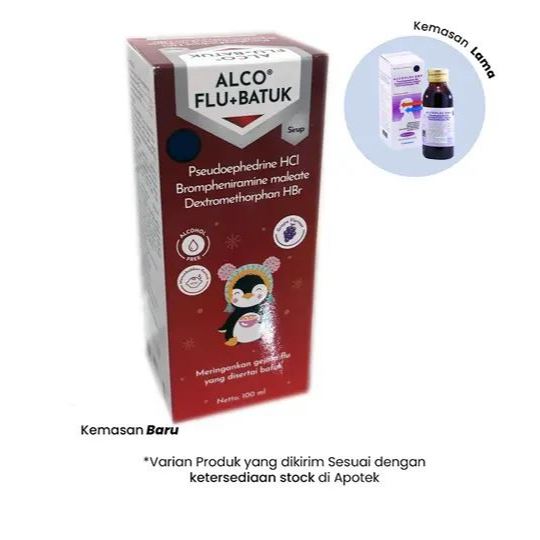 Alco Flu + Batuk Sirup 100 ml (Alco Plus DMP)