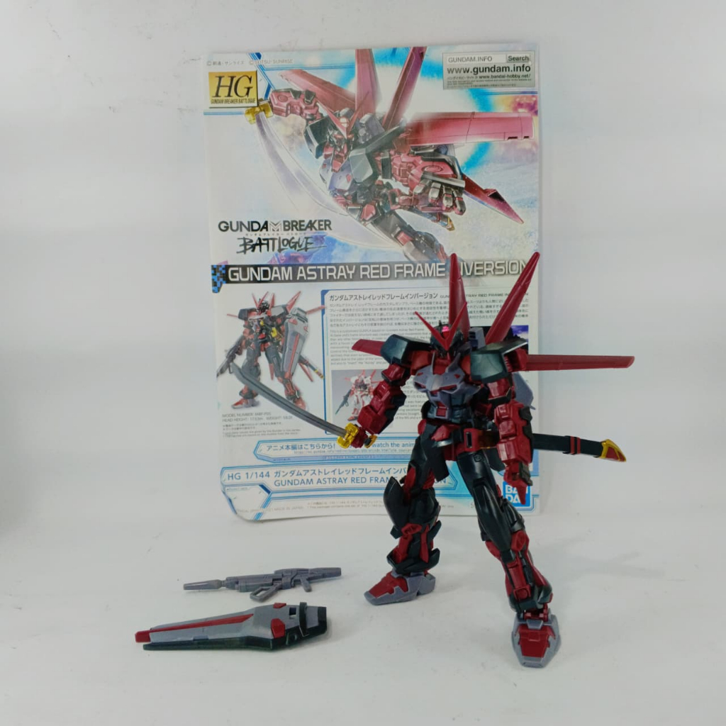 Bandai HG Astray Red Frame Inversion / Model Kit Gundam Breaker Battlogue 1/144 2nd Sudah Rakit HS06