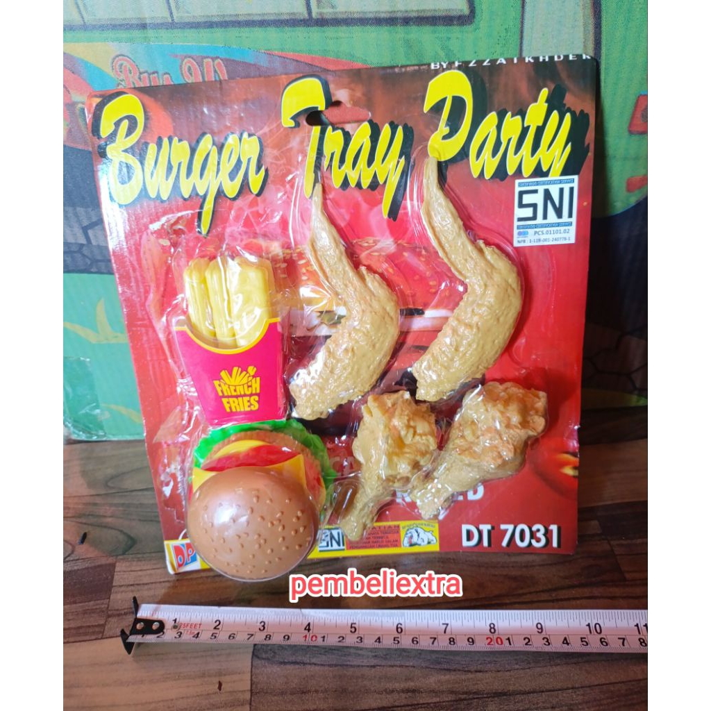 mainan termurah burger king party DT 7031