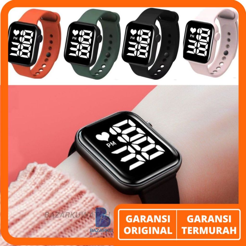 Jam Tangan Digital SW294-2 Jam Tangan Karet Jam Tangan Murah Jam Digital Jam Tangan Cewek Jam Tangan