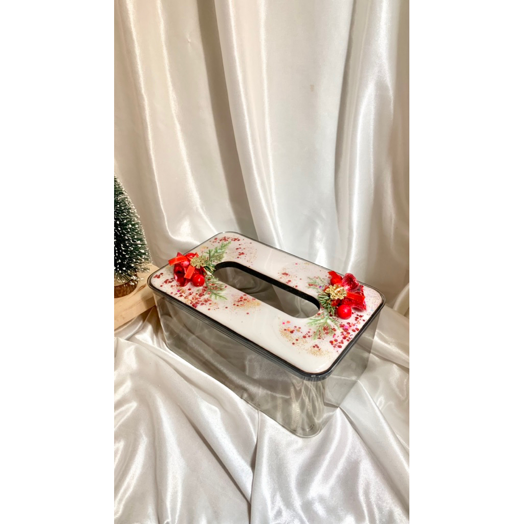 Kotak Tisu Kayu resin / Kotak Tisu / Kotak Tisu Kayu / Resin Tissue Box / Tissue Box / kado unik / k